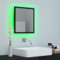 vidaXL LED-Badspiegel Hochglanz-Schwarz 40x8,5x37 cm Acryl vidaXL LED-Badspiegel Hochglanz-Schwarz 40x8,5x37 cm Acryl