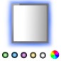 vidaXL LED-Badspiegel Hochglanz-Grau 40x8,5x37 cm Acryl vidaXL LED-Badspiegel Hochglanz-Grau 40x8,5x37 cm Acryl