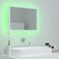 vidaXL LED-Badspiegel Weiß 60x8,5x37 cm Acryl vidaXL LED-Badspiegel Weiß 60x8,5x37 cm Acryl