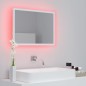 vidaXL LED-Badspiegel Weiß 60x8,5x37 cm Acryl vidaXL LED-Badspiegel Weiß 60x8,5x37 cm Acryl
