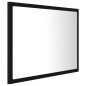 vidaXL LED-Badspiegel Schwarz 60x8,5x37 cm Acryl vidaXL LED-Badspiegel Schwarz 60x8,5x37 cm Acryl