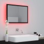 vidaXL LED-Badspiegel Schwarz 60x8,5x37 cm Acryl vidaXL LED-Badspiegel Schwarz 60x8,5x37 cm Acryl