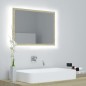 vidaXL LED-Badspiegel Sonoma-Eiche 60x8,5x37 cm Acryl vidaXL LED-Badspiegel Sonoma-Eiche 60x8,5x37 cm Acryl