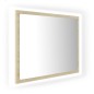 vidaXL LED-Badspiegel Sonoma-Eiche 60x8,5x37 cm Acryl vidaXL LED-Badspiegel Sonoma-Eiche 60x8,5x37 cm Acryl