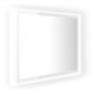 vidaXL LED-Badspiegel Hochglanz-Weiß 60x8,5x37 cm Acryl vidaXL LED-Badspiegel Hochglanz-Weiß 60x8,5x37 cm Acryl