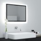 vidaXL LED-Badspiegel Hochglanz-Schwarz 60x8,5x37 cm Acryl vidaXL LED-Badspiegel Hochglanz-Schwarz 60x8,5x37 cm Acryl