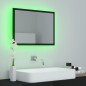 vidaXL LED-Badspiegel Hochglanz-Schwarz 60x8,5x37 cm Acryl vidaXL LED-Badspiegel Hochglanz-Schwarz 60x8,5x37 cm Acryl