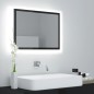 vidaXL LED-Badspiegel Hochglanz-Grau 60x8,5x37 cm Acryl vidaXL LED-Badspiegel Hochglanz-Grau 60x8,5x37 cm Acryl