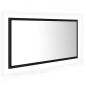 vidaXL LED-Badspiegel Schwarz 90x8,5x37 cm Acryl vidaXL LED-Badspiegel Schwarz 90x8,5x37 cm Acryl