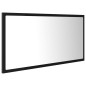 vidaXL LED-Badspiegel Schwarz 90x8,5x37 cm Acryl vidaXL LED-Badspiegel Schwarz 90x8,5x37 cm Acryl