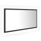 vidaXL LED-Badspiegel Grau 90x8,5x37 cm Acryl vidaXL LED-Badspiegel Grau 90x8,5x37 cm Acryl