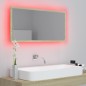 vidaXL LED-Badspiegel Sonoma-Eiche 90x8,5x37 cm Acryl vidaXL LED-Badspiegel Sonoma-Eiche 90x8,5x37 cm Acryl