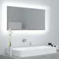 vidaXL LED-Badspiegel Betongrau 90x8,5x37 cm Acryl vidaXL LED-Badspiegel Betongrau 90x8,5x37 cm Acryl