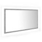 vidaXL LED-Badspiegel Betongrau 90x8,5x37 cm Acryl vidaXL LED-Badspiegel Betongrau 90x8,5x37 cm Acryl