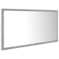 vidaXL LED-Badspiegel Betongrau 90x8,5x37 cm Acryl vidaXL LED-Badspiegel Betongrau 90x8,5x37 cm Acryl