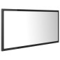 vidaXL LED-Badspiegel Hochglanz-Grau 90x8,5x37 cm Acryl vidaXL LED-Badspiegel Hochglanz-Grau 90x8,5x37 cm Acryl