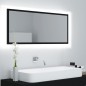 vidaXL LED-Badspiegel Schwarz 100x8,5x37 cm Acryl vidaXL LED-Badspiegel Schwarz 100x8,5x37 cm Acryl