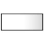 vidaXL LED-Badspiegel Schwarz 100x8,5x37 cm Acryl vidaXL LED-Badspiegel Schwarz 100x8,5x37 cm Acryl