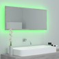 vidaXL LED-Badspiegel Betongrau 100x8,5x37 cm Acryl vidaXL LED-Badspiegel Betongrau 100x8,5x37 cm Acryl