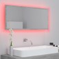 vidaXL LED-Badspiegel Betongrau 100x8,5x37 cm Acryl vidaXL LED-Badspiegel Betongrau 100x8,5x37 cm Acryl