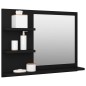 vidaXL Badspiegel Schwarz 60x10,5x45 cm Holzwerkstoff vidaXL Badspiegel Schwarz 60x10,5x45 cm Holzwerkstoff
