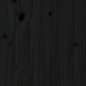 Massivholzbett mit Kopfteil Schwarz Massivholzbett mit Kopfteil Schwarz
