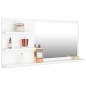 vidaXL Badspiegel Weiß 90x10,5x45 cm Holzwerkstoff vidaXL Badspiegel Weiß 90x10,5x45 cm Holzwerkstoff