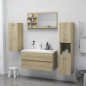 vidaXL Badspiegel Sonoma-Eiche 90x10,5x45 cm Holzwerkstoff vidaXL Badspiegel Sonoma-Eiche 90x10,5x45 cm Holzwerkstoff