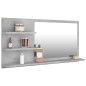 vidaXL Badspiegel Betongrau 90x10,5x45 cm Holzwerkstoff vidaXL Badspiegel Betongrau 90x10,5x45 cm Holzwerkstoff