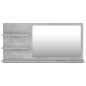 vidaXL Badspiegel Betongrau 90x10,5x45 cm Holzwerkstoff vidaXL Badspiegel Betongrau 90x10,5x45 cm Holzwerkstoff
