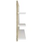 vidaXL Badspiegel Weiß und Sonoma-Eiche 90x10,5x45 cm Holzwerkstoff vidaXL Badspiegel Weiß und Sonoma-Eiche 90x10,5x45 cm Holzwerkstoff