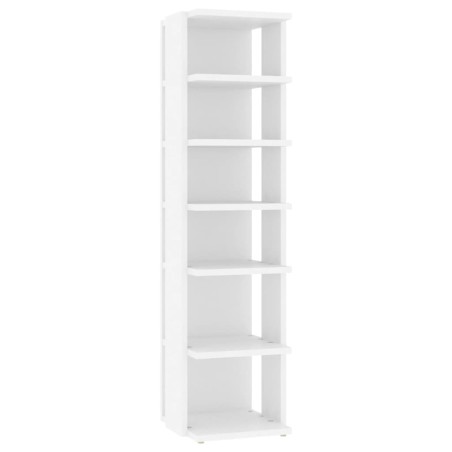 vidaXL Schuhschrank Weiß 27,5x27x102 cm Holzwerkstoff