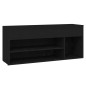 vidaXL Schuhbank Schwarz 105x30x45 cm Holzwerkstoff vidaXL Schuhbank Schwarz 105x30x45 cm Holzwerkstoff