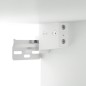 vidaXL Spiegelschrank mit LED Weiß 91x15x76,5 cm vidaXL Spiegelschrank mit LED Weiß 91x15x76,5 cm
