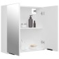 vidaXL Bad-Spiegelschrank Weiß 64x20x67 cm vidaXL Bad-Spiegelschrank Weiß 64x20x67 cm