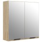 vidaXL Bad-Spiegelschrank Sonoma-Eiche 64x20x67 cm vidaXL Bad-Spiegelschrank Sonoma-Eiche 64x20x67 cm