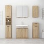 vidaXL Bad-Spiegelschrank Sonoma-Eiche 64x20x67 cm vidaXL Bad-Spiegelschrank Sonoma-Eiche 64x20x67 cm