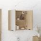 vidaXL Bad-Spiegelschrank Sonoma-Eiche 64x20x67 cm vidaXL Bad-Spiegelschrank Sonoma-Eiche 64x20x67 cm