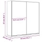 vidaXL Bad-Spiegelschrank Sonoma-Eiche 64x20x67 cm vidaXL Bad-Spiegelschrank Sonoma-Eiche 64x20x67 cm