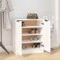 vidaXL Schuhschrank Weiß 59x35x70 cm Holzwerkstoff vidaXL Schuhschrank Weiß 59x35x70 cm Holzwerkstoff