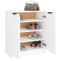 vidaXL Schuhschrank Weiß 59x35x70 cm Holzwerkstoff vidaXL Schuhschrank Weiß 59x35x70 cm Holzwerkstoff