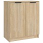 vidaXL Schuhschrank Sonoma-Eiche 59x35x70 cm Holzwerkstoff vidaXL Schuhschrank Sonoma-Eiche 59x35x70 cm Holzwerkstoff