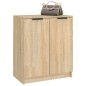 vidaXL Schuhschrank Sonoma-Eiche 59x35x70 cm Holzwerkstoff vidaXL Schuhschrank Sonoma-Eiche 59x35x70 cm Holzwerkstoff
