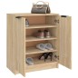 vidaXL Schuhschrank Sonoma-Eiche 59x35x70 cm Holzwerkstoff vidaXL Schuhschrank Sonoma-Eiche 59x35x70 cm Holzwerkstoff