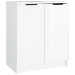 vidaXL Schuhschrank Hochglanz-Weiß 59x35x70 cm Holzwerkstoff