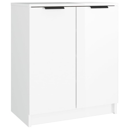 vidaXL Schuhschrank Hochglanz-Weiß 59x35x70 cm Holzwerkstoff