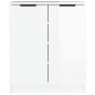 vidaXL Schuhschrank Hochglanz-Weiß 59x35x70 cm Holzwerkstoff vidaXL Schuhschrank Hochglanz-Weiß 59x35x70 cm Holzwerkstoff