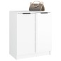 vidaXL Schuhschrank Hochglanz-Weiß 59x35x70 cm Holzwerkstoff vidaXL Schuhschrank Hochglanz-Weiß 59x35x70 cm Holzwerkstoff
