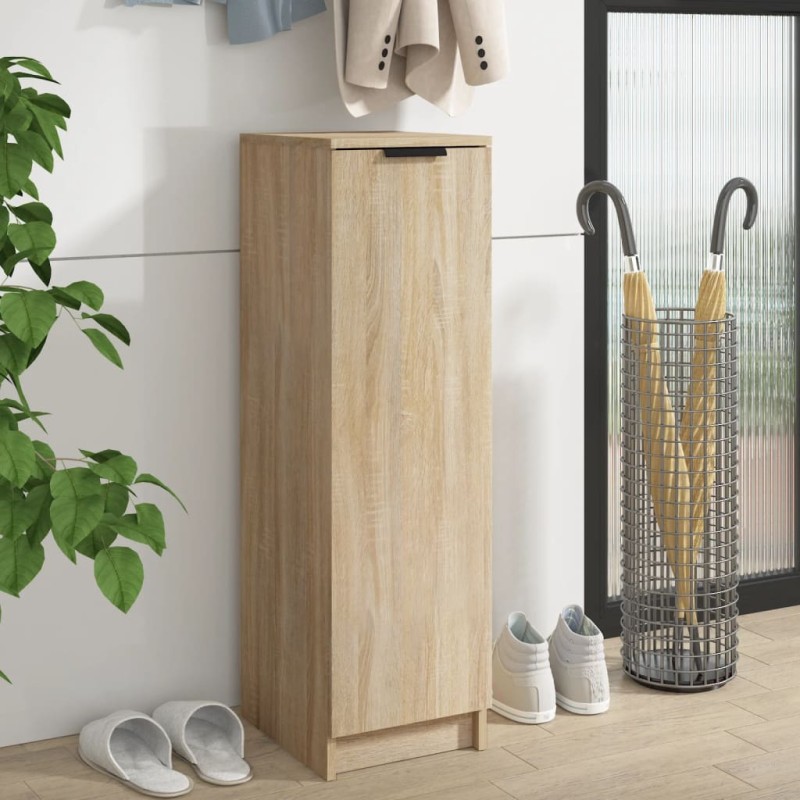 vidaXL Schuhschrank Sonoma-Eiche 30x35x100 cm Holzwerkstoff vidaXL Schuhschrank Sonoma-Eiche 30x35x100 cm Holzwerkstoff