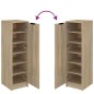 vidaXL Schuhschrank Sonoma-Eiche 30x35x100 cm Holzwerkstoff vidaXL Schuhschrank Sonoma-Eiche 30x35x100 cm Holzwerkstoff
